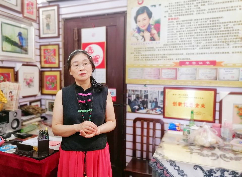 汉绣传承人肖兰:唯有坚持与热爱