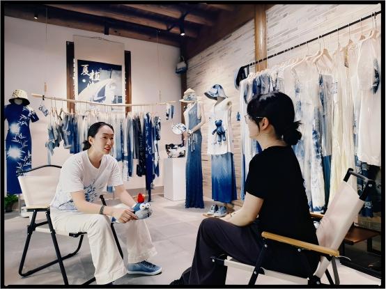 草木染非遗绽放她力量——杭科院“乡村女性力量发展调研队”宁海前童古镇行